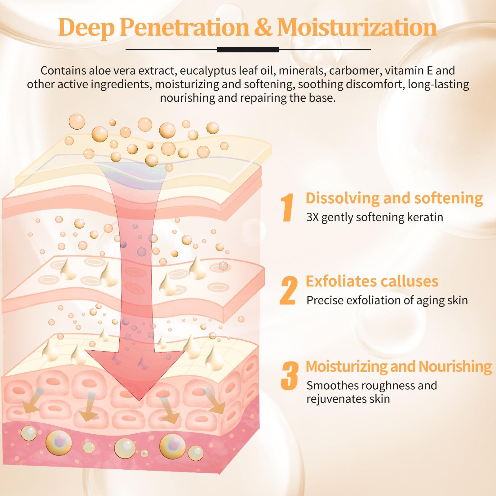 nbc BeautiLab nbc BeautiLab Pedicure Kit Foot Soak Set: Bubble Salt, Sugar Scrub, Massage Mask, Massage Lotion in a Box, 4 Step Foot Spa Kit for Dry Feet, Calluses and Tired Feet(1 Set Tropical Fruit)