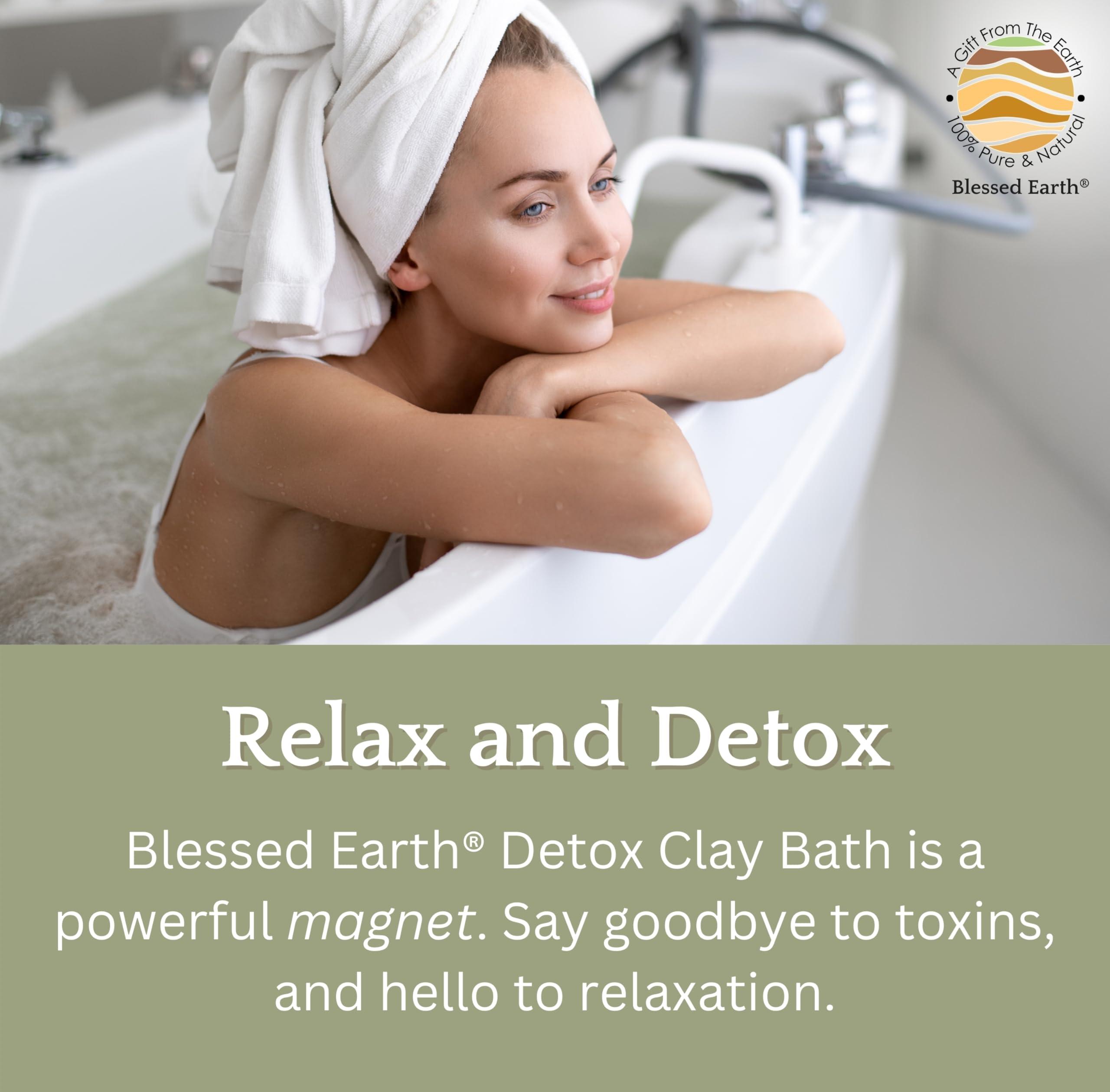 EvenbetterNow Blessed Earth Detox Clay Bath, 100% Pure Sodium Bentonite Therapeutic Grade - Removes Toxins, Impurities and Contaminants, by Evenbetternow LLC, 4 lbs (64 oz)