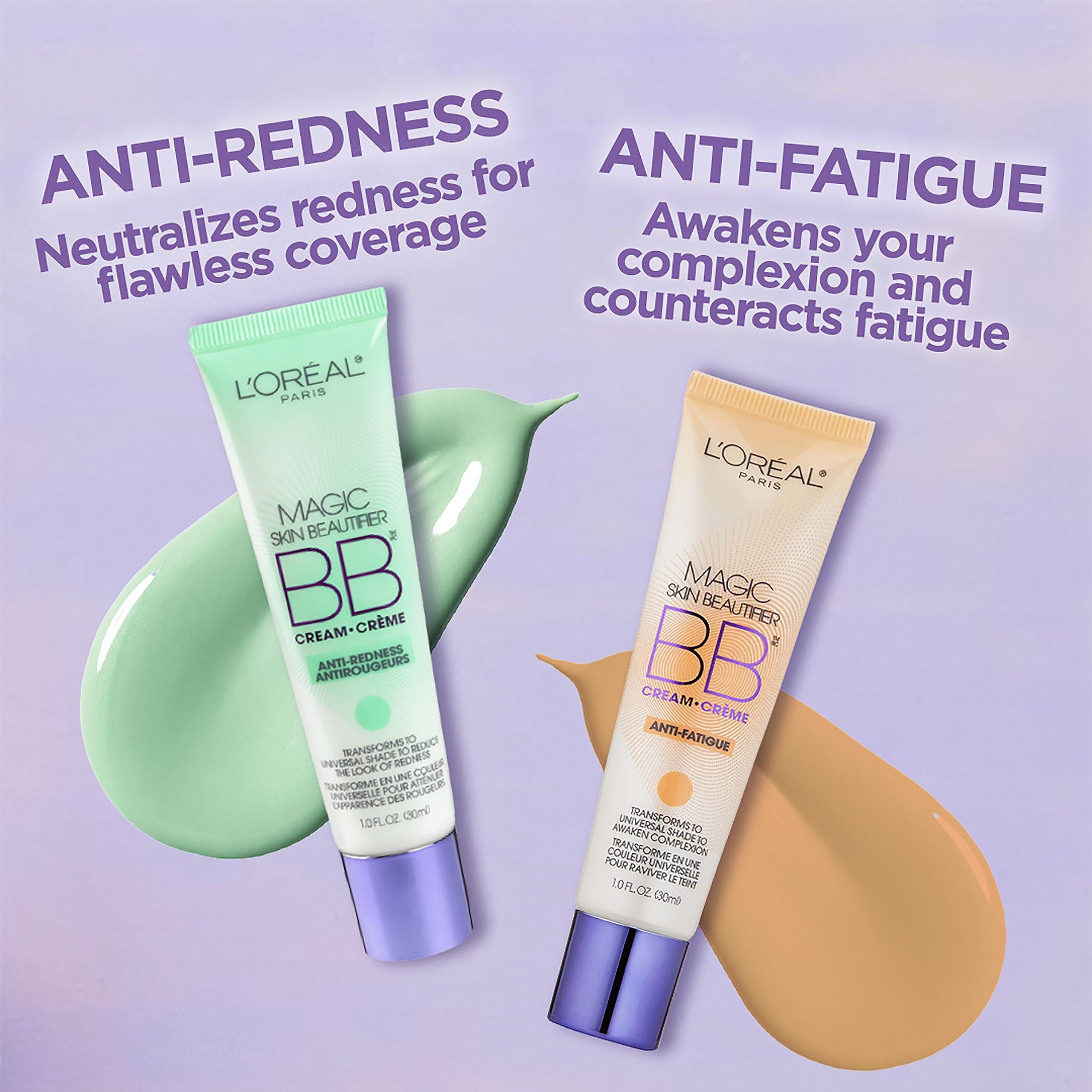 LOral Paris L\'Oreal Paris Makeup True Match Lumi Glotion Natural Glow Enhancer, Illuminator Highlighter Skin Tint, 1.35 oz and Magic Skin Beautifier BB Cream Tinted Moisturizer, 1 oz