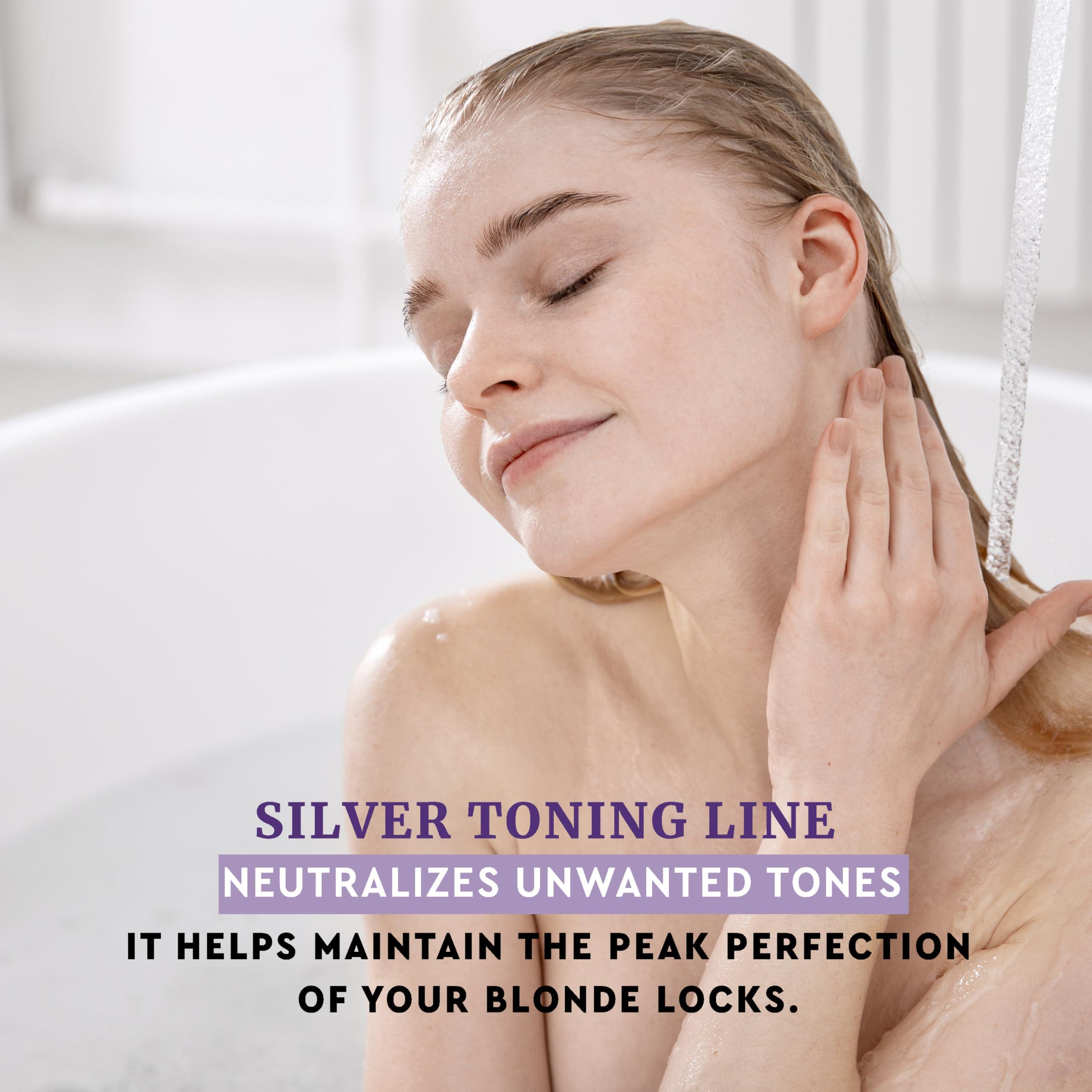 LA PUISSANCE LA PUISSANCE Silver Toning Purple Hair Mask for Blonde Hair & Gray or white Hair - Intense Hydration & Toning - Neutralizes Brassiness, Revives Shine, Softens & Hydrates - For Home and Salon Use