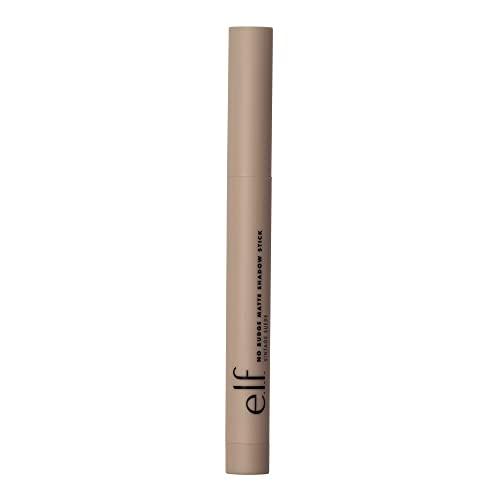 e.l.f. e.l.f. No Budge Matte Shadow Stick, One-Swipe Cream Eyeshadow Stick, Long-Wear & Crease Resistant, Matte Finish, Vintage Sude