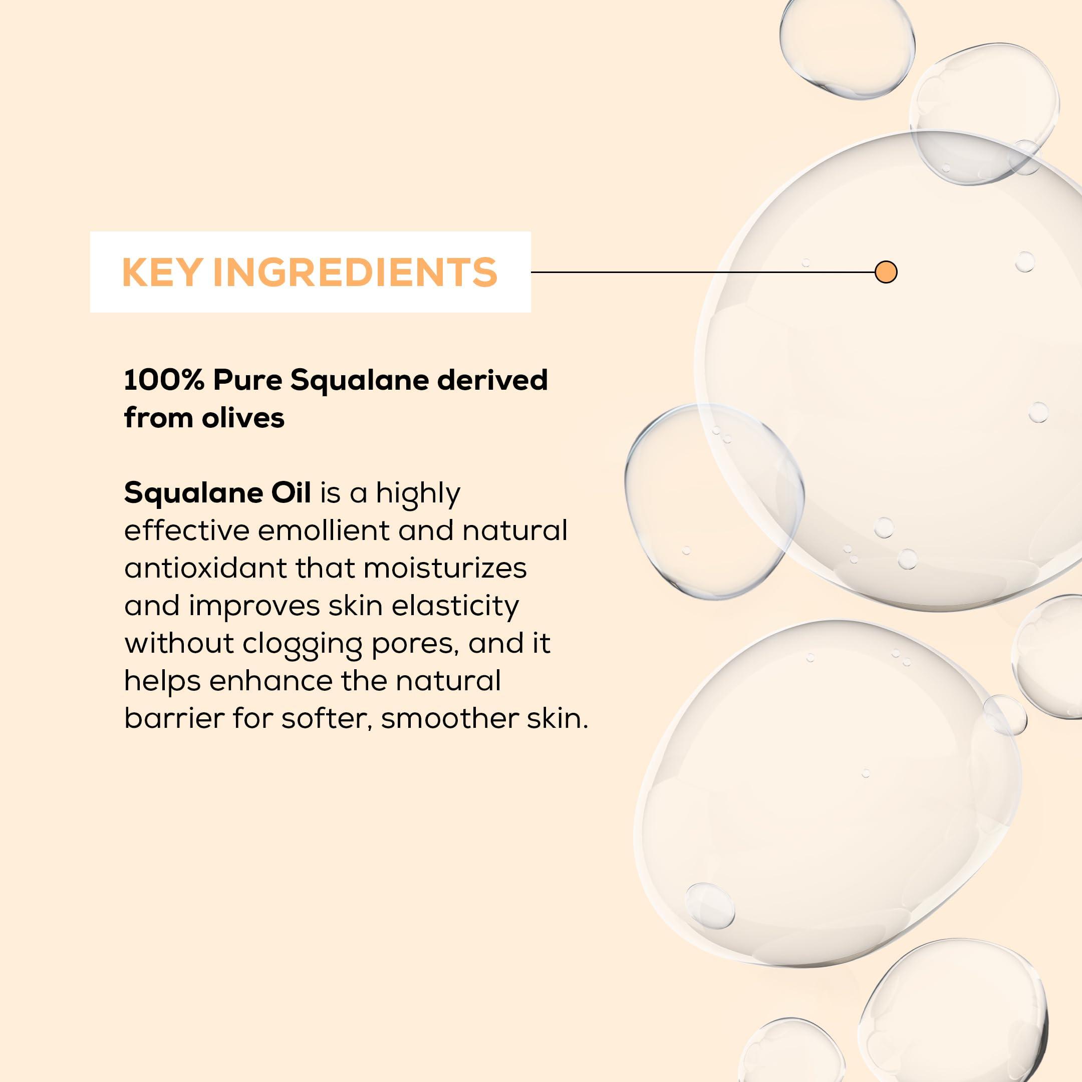 Cosmedica Skincare Cosmedica Skincare Squalane Oil - 100% Pure Olive-Derived Moisturizer for Soft, Balanced Skin - Hypoallergenic, Vegan - 1 Fl Oz