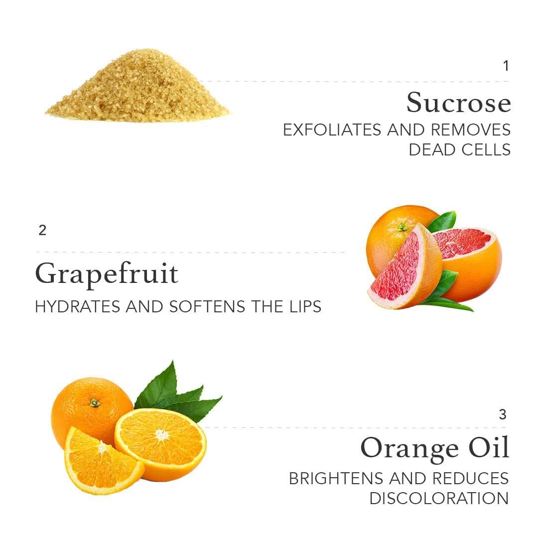 Generic Lush Lips Conditioning & Lip Scrub | Grapefruit & Orange | Exfoliates Lips, Nourishes | Vegan & Cruelty Free for Men & Women, 8gm