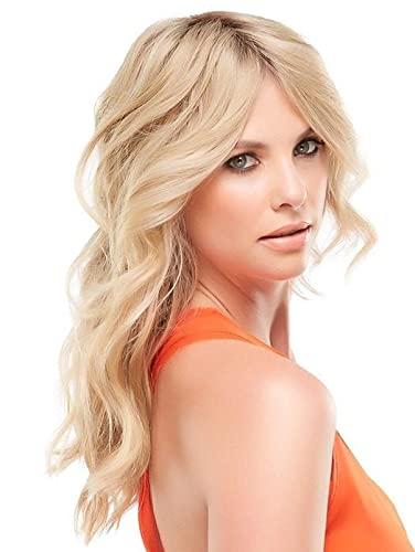 EasiHair EasiPart XL 12 Inch Topper Remy Human Hair Monofilament Base Hand Tied Easihair 6/33