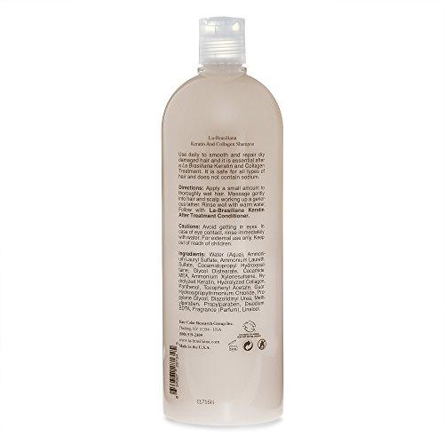 La-Brasiliana La-Brasiliana Uno Keratin and Collagen Shampoo, 8.45 fl.oz.