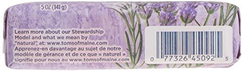 Tom\'s of Maine Tom\'s of Maine Natural Beauty Bar Soap, Lavender & Shea With Raw Shea Butter, 5 oz.