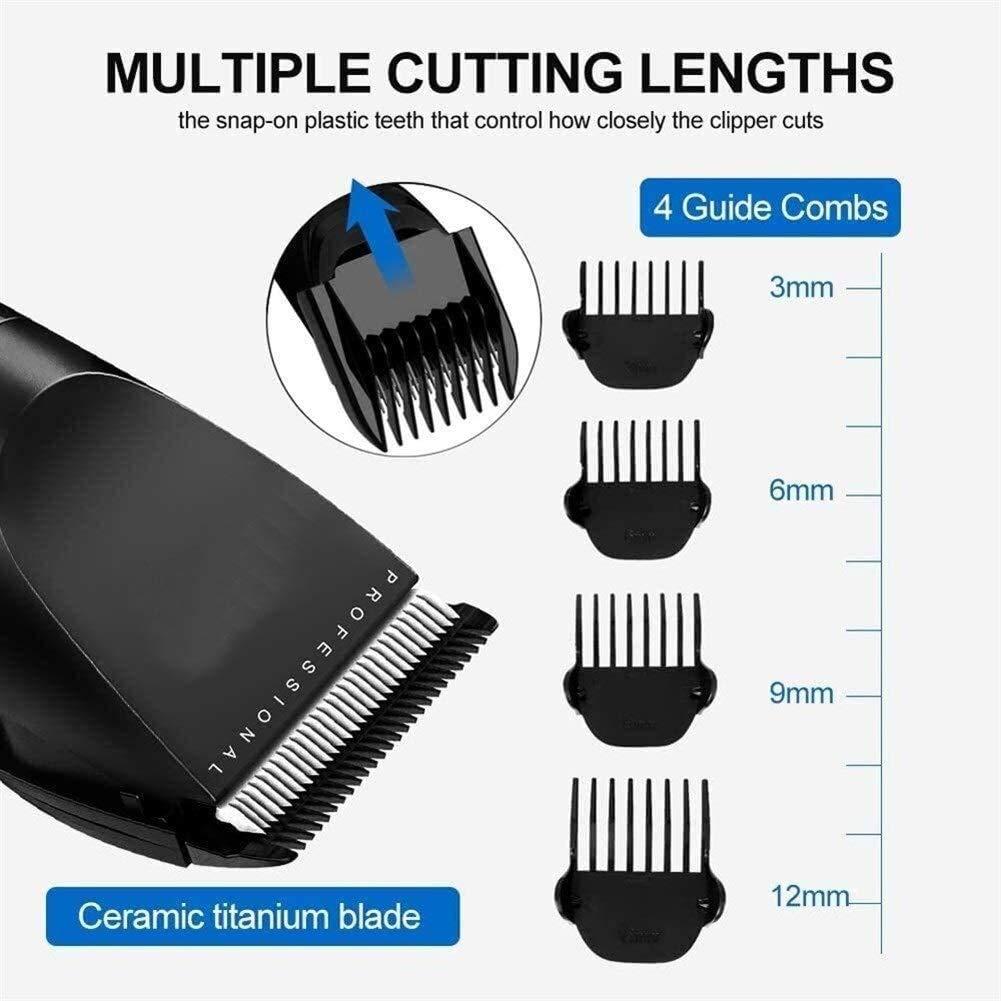 SKipdr Easy hair clipper Professional Hair Clippers cordless Haircut Hair Trimmer Adult Hair Cutting Machine Modeling Professional Hair Clipper Electric Hair Clipper Waterproof Base Charging Black Hair Dryer