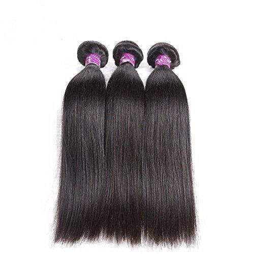 DaJun High Quanlity Hair Extension Chinese Virgin Remy Human Hair Bundles Deals Weave Silk Straight 3pcs/lot 300gram Natural Colour 22"24"24" Grace Hair Products Weft