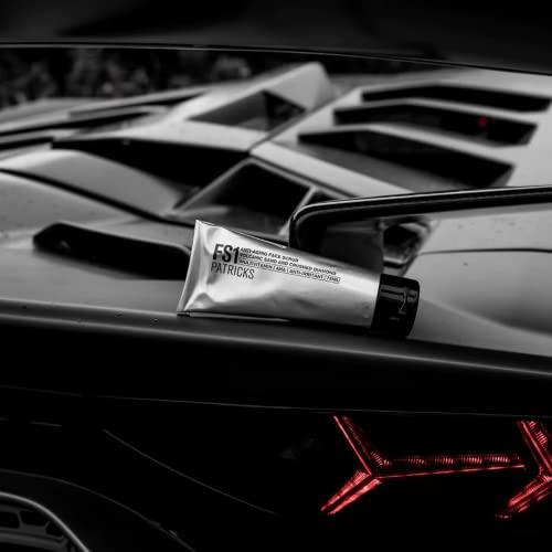 PATRICKS Patricks FS1D | Volcanic Sand and Crushed Diamond Skin Exfoliating Face Wash Scrub & Gentle Facial Exfoliant Cleanser for Wrinkles, Enlarged Pores, Acne, Ingrown Hair, Blackheads Mens Skin Care 15ml