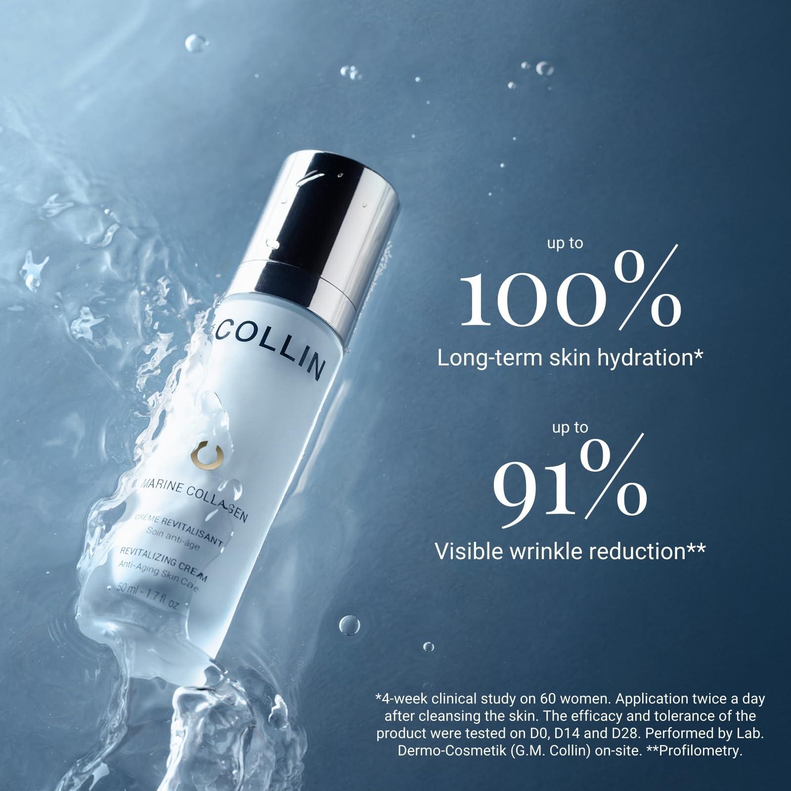 G.M. Collin G.M. COLLIN Marine Collagen Revitalizing Cream | Anti-Aging Face Moisturizer | Firming Skincare to Improve the Appearance of Wrinkles