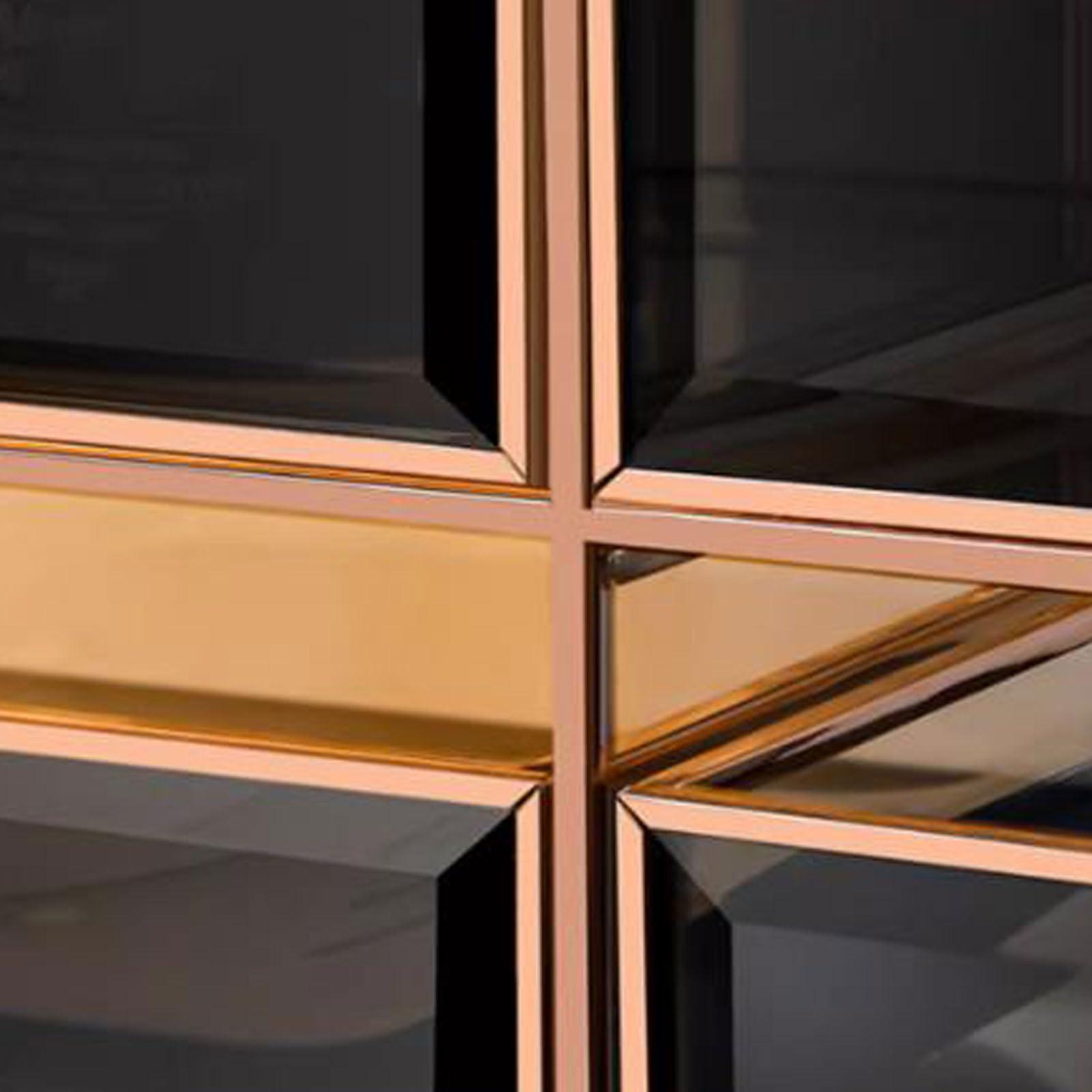 WAOCEO Makeup Organiser Storage Large Capacity Glass Makeup Organizer Storage Box, Luxury Make Up Case Dustproof Cosmetic Storage Display Box, Skin Care Products Jewelry Organizer Finishing Box Bathroom Desk