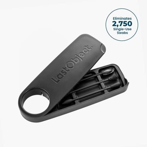 LastSwab LastSwab® Reusable Cotton Swabs for Gentle & Eco-Friendly Beauty Routines - The Sustainable Alternative to Single-Use Q Tips - Zero Waste & Easy to Clean - Comes with a Travel Case Holder with Mirror