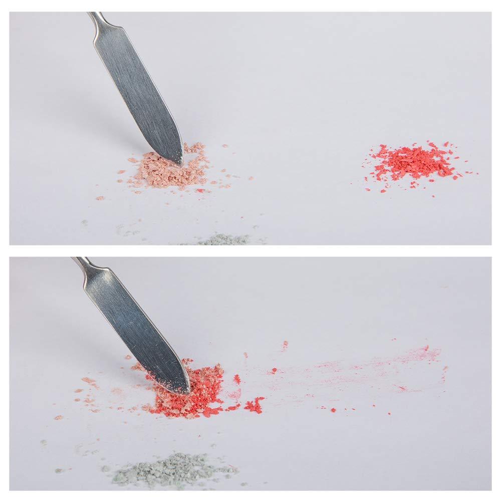 DanziX DanziX 70Pcs Metal Stickers for Eyeshadow Palette Set,Palette Empty Eyeshadow Makeup Palette + 2 Depotting Spatula (35Pcs Round + 35Pcs Square)