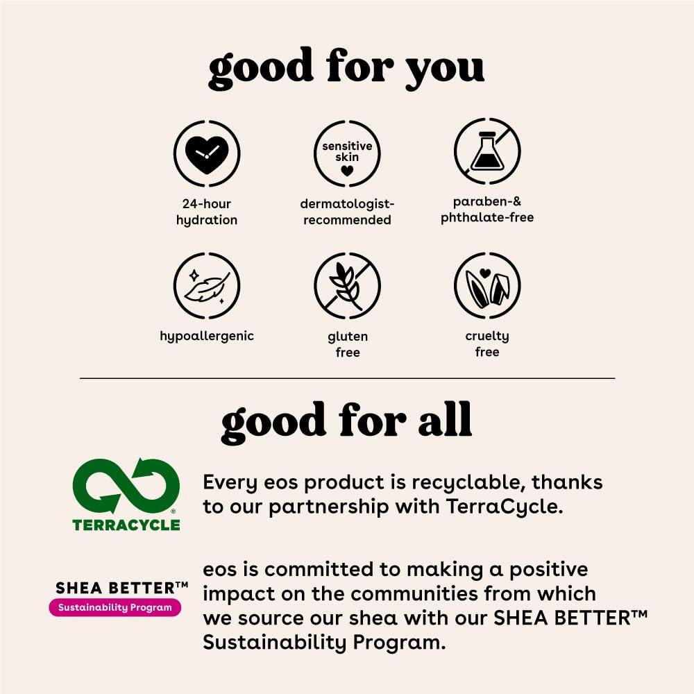 eos eos 24H Moisture Super Balm- Birthday Cake, Lip Mask, Day or Night Lip Treatment, Made for Sensitive Skin, 0.35 fl oz, 2-Pack