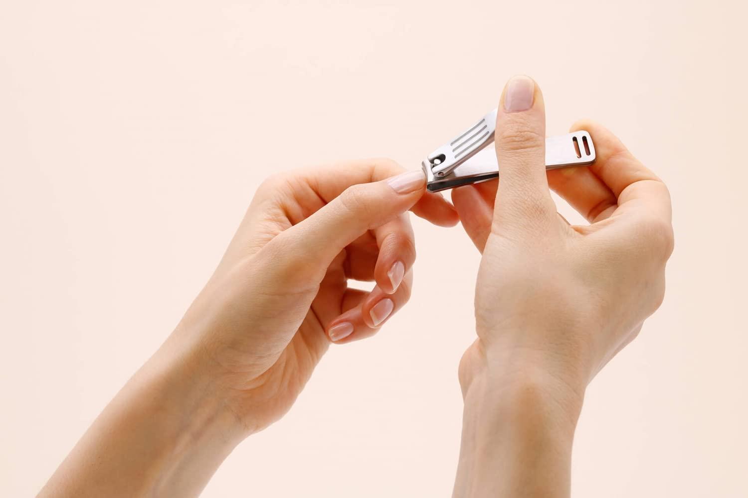 Seki EDGE Seki Edge Nail Clippers (SS-106) - Stainless Steel Fingernail Clippers for Men & Women - Sharp Cutting Edges for Thick Nails - Professional & Home Use - Made in Japan