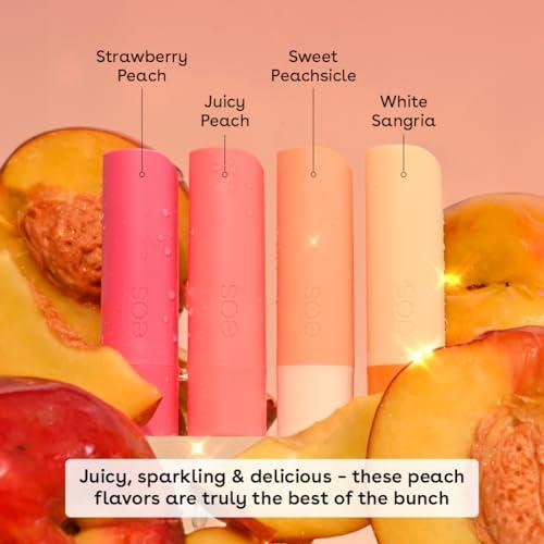 eos eos Lip Balm Gift Set- Peachy Keen, Limited-Edition Lip Moisturizer, Variety Pack, 0.14 oz, 4-Pack