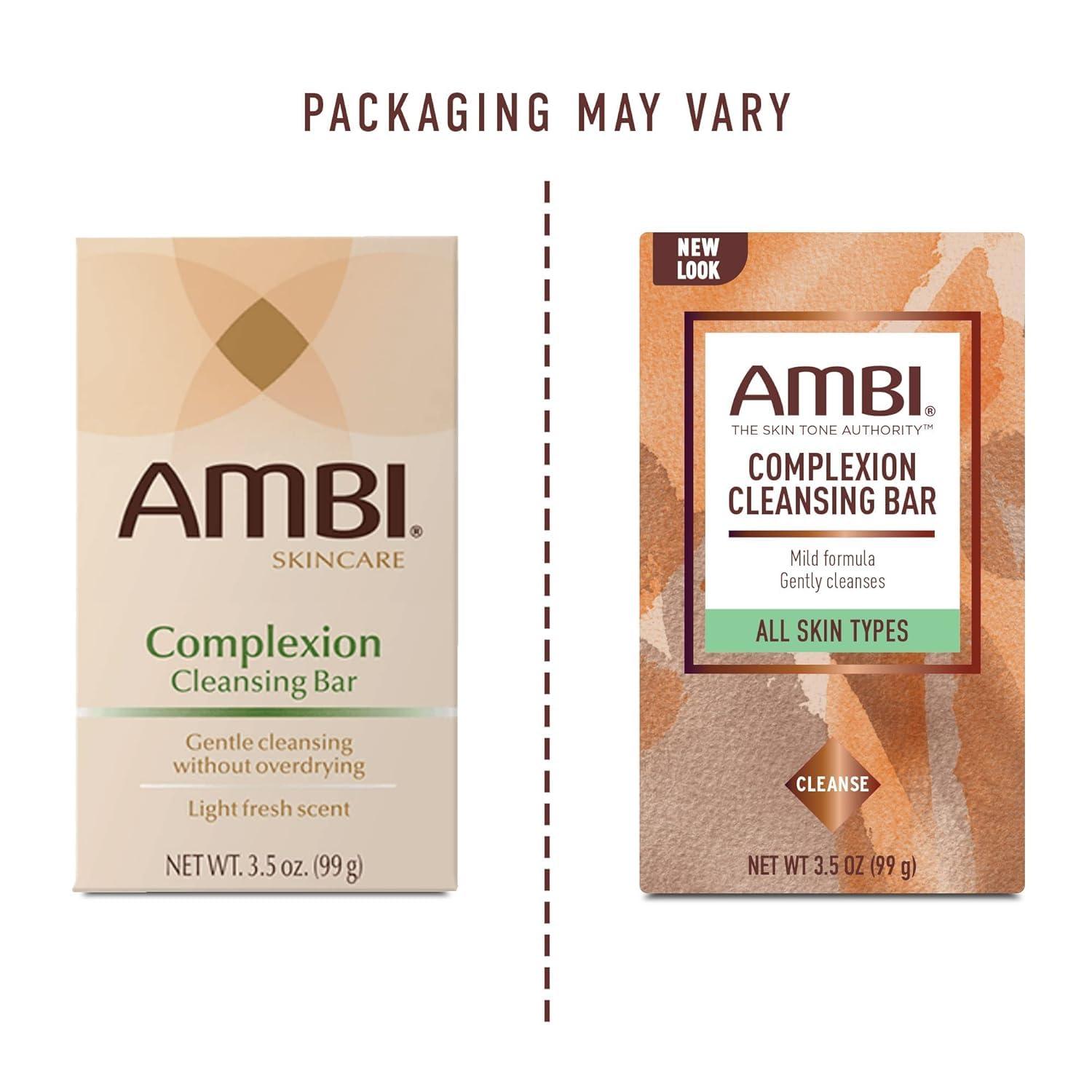 Ambi Ambi Skincare Bars Complexion Cleansing Bar, 3.5 Ounce (Pack of 6)