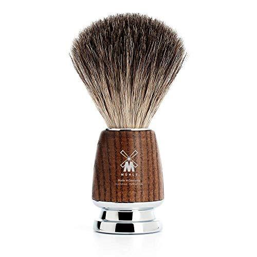 M MÜHLE MÜHLE RYTMO 3-Piece Pure Badger Safety Razor Luxurious Modern Shaving Set - Perfect for Every Day Use, Barbershop Quality Close Smooth Shave