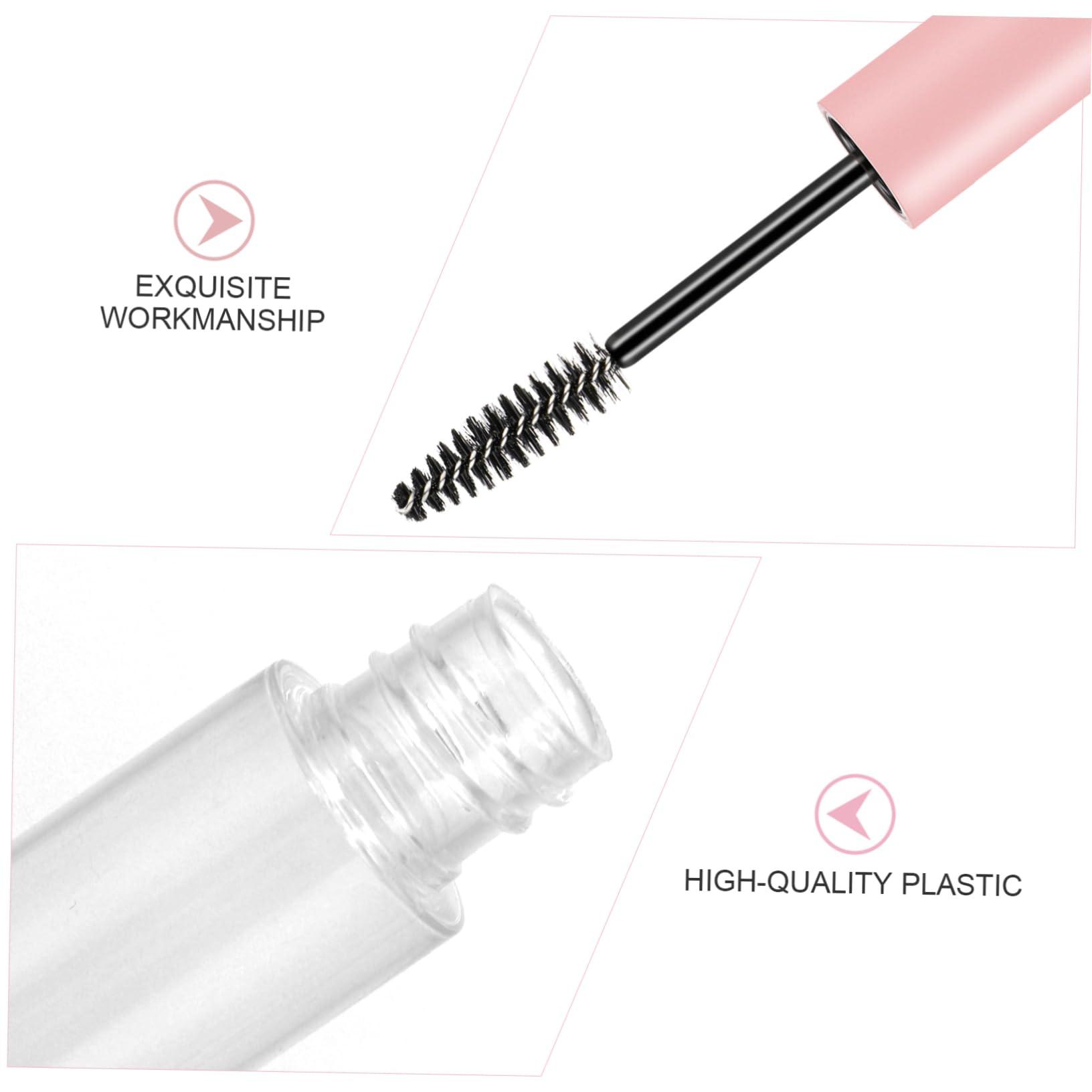 FOMIYES FOMIYES 10pcs Mascara Empty Tube Mascara Volume Mascara Tubes Empty Mascara Tube Clear Empty Eyelashes Mascara Tube Empty Eyelash Mascara Tube Refillable Empty Mascara Palette Plastic Pink