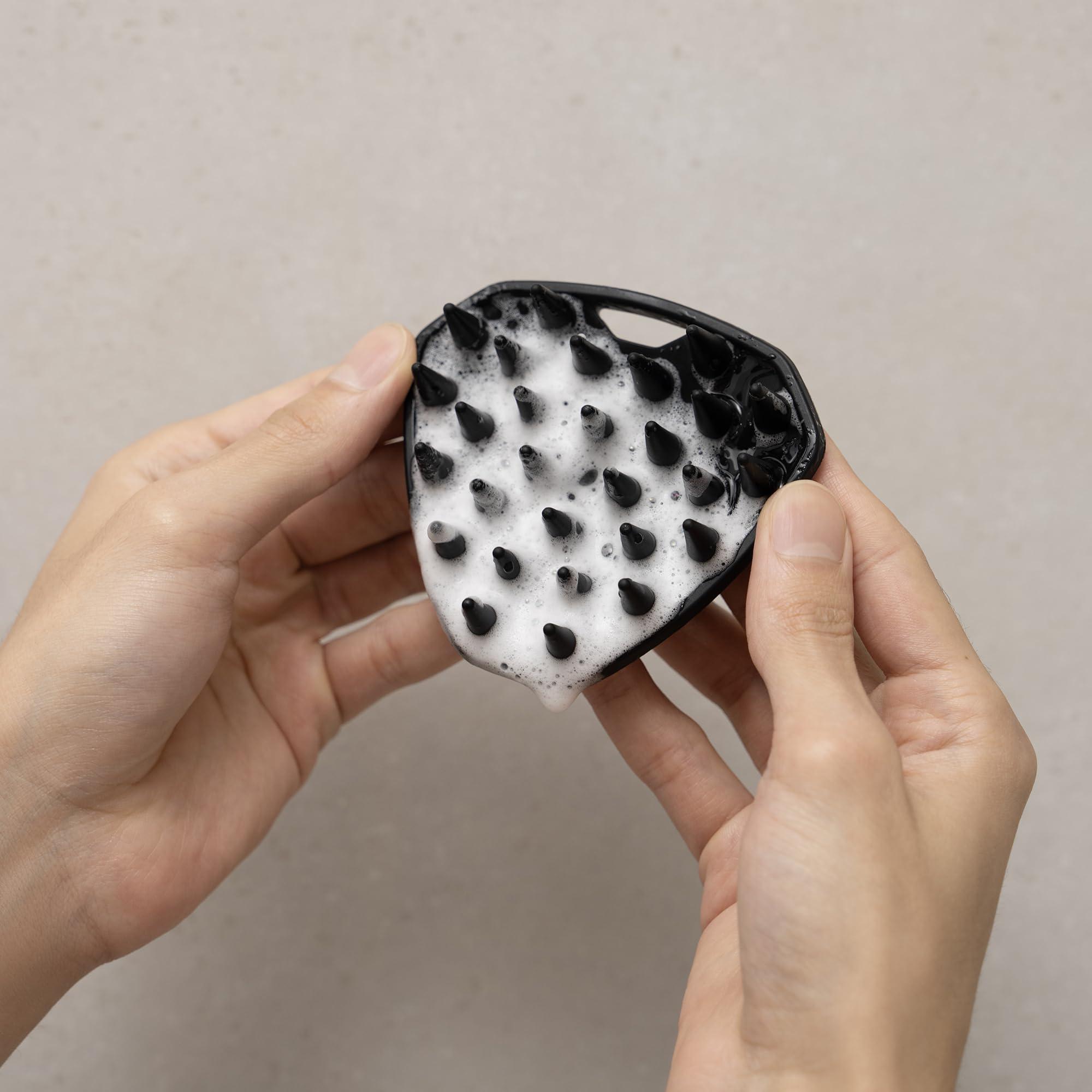 MANSCAPED MANSCAPED The Body Buffer & Scalp Buffer Bundle - Men\'s Silicone Head & Body Scrubbers for Nourishing, Cleaning & Exfoliating Your Skin & Hair, Ergonomic Handheld Design