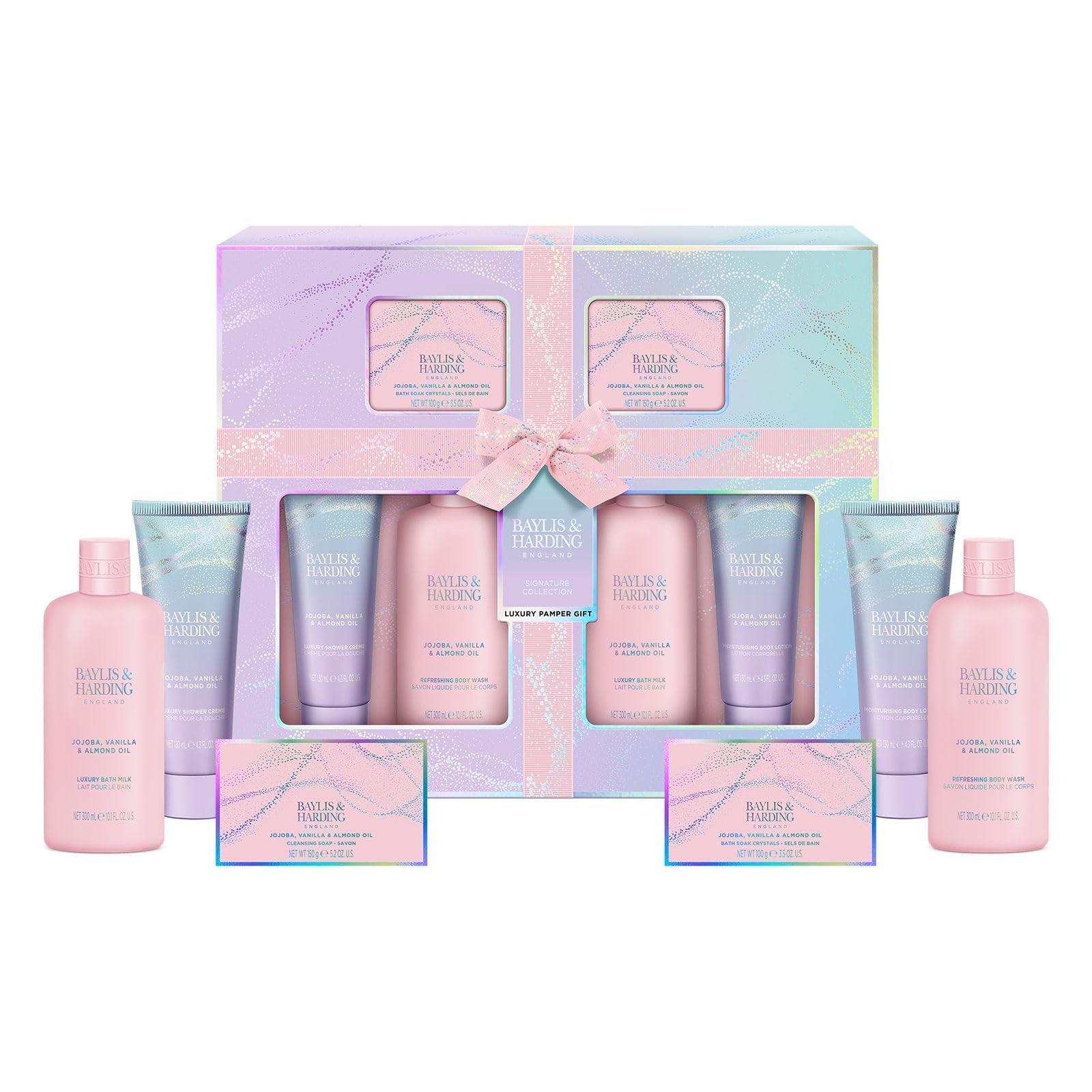 Baylis & Harding Baylis & Harding Gift Set for Women - Luxury Skin & Body Pack - Jojoba, Vanilla & Almond Oil