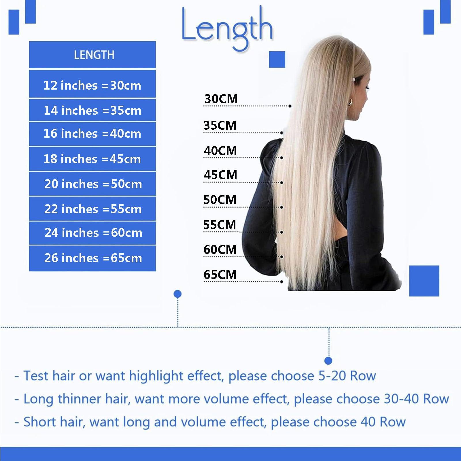 Generic 6D Hair Extensions Machine Kit - for Salon 100% Real Human Hair with Pliers/10-pin Invisible 6d Hair Extension with Pliers, Fast Installation and Removal, 1 Row 10 Bundles