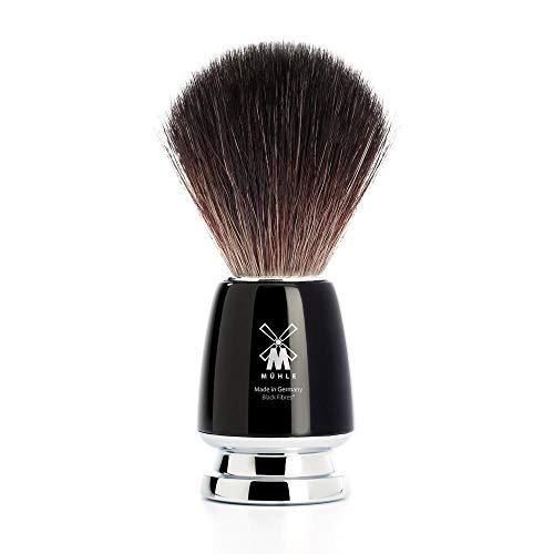 M MÜHLE MÜHLE RYTMO Black 3-Piece Black Fibre Safety Razor Shaving Set