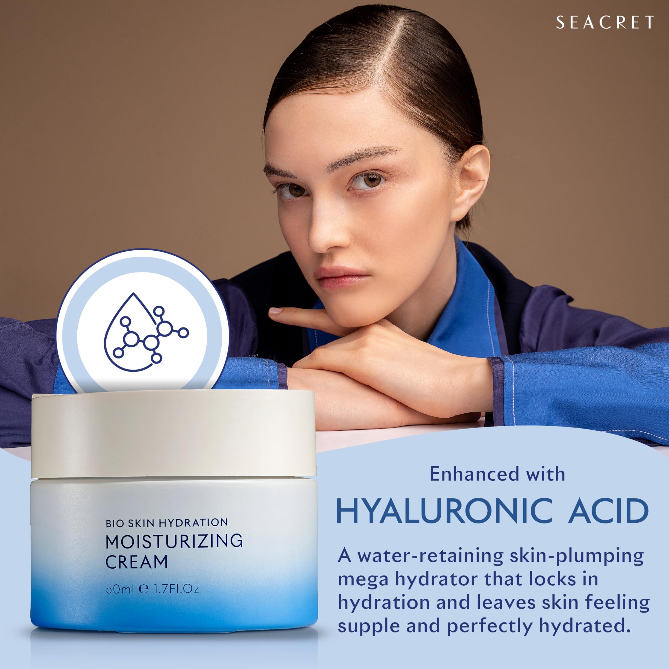 SEACRET SEACRET- Bio Skin Hydration Face Cream- A Rich Face Moisturizer Enriched with Dead Sea Minerals for Maximum Nourishment & Hydration 1.7 FL.OZ (Gel-cream)