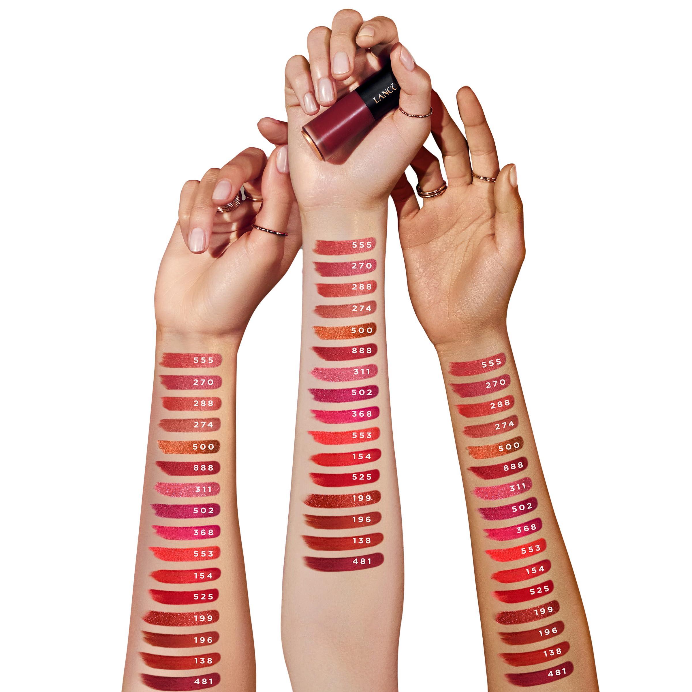 Lancôme Lancôme L'Absolu Rouge Drama Ink Semi-Matte Liquid Lipstick - Highly Pigmented - All Day Wear - 481 Nuit Pourpre