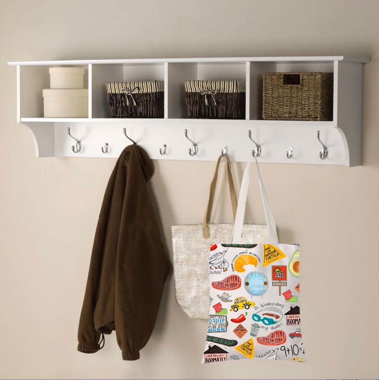 WCGXKO WCGXKO Funny Vine Humour Quote Vine Meme Lover Canvas Tote Bag (meme)