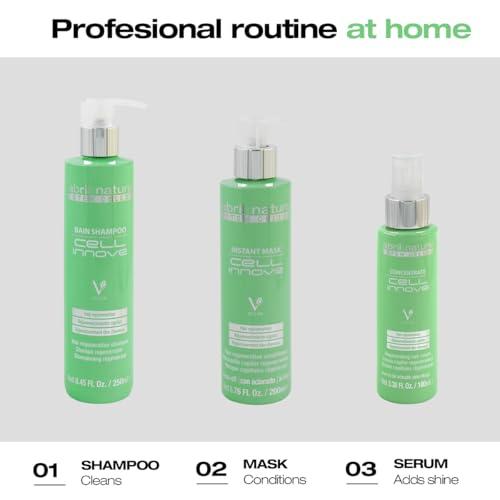 Abril Et Nature abril et nature - Cell Innove - Professional Hair Shampoo - Youthful, Healthy, and Shiny Appearance - Hair Treatment with Plant Stem Cells - Regenerates and Rejuvenates the Hair Fiber - 1000 ml