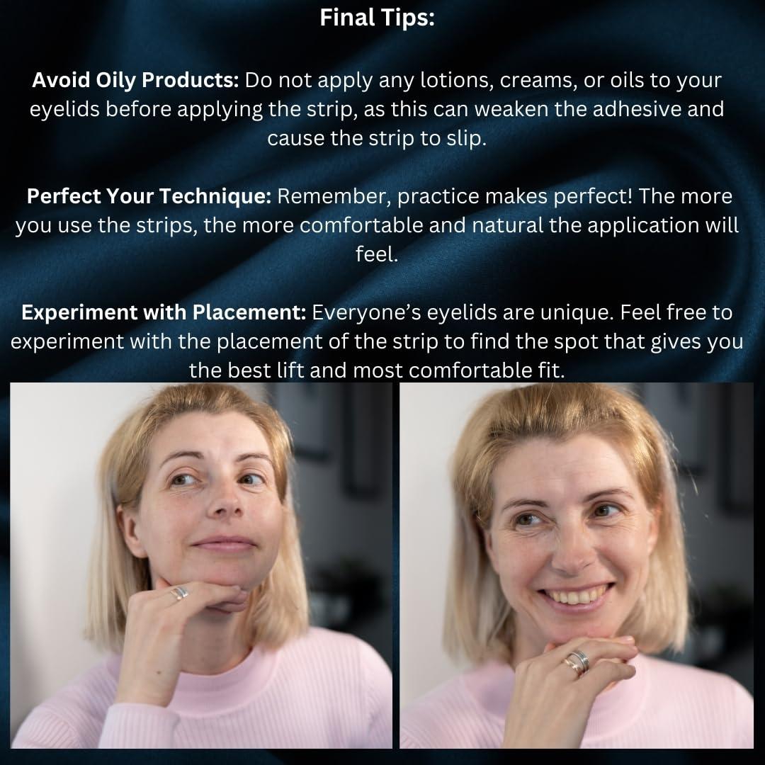 SeeRa SeeRa: Instant Lifting Eyelid Tape for Hooded & Droopy Eyes - Hypoallergenic, Waterproof, Invisible Eye Lift Strips, Non-Surgical, Eyelid Lifters & Stickers (4mm-7mm) (5mm-Intermediate)