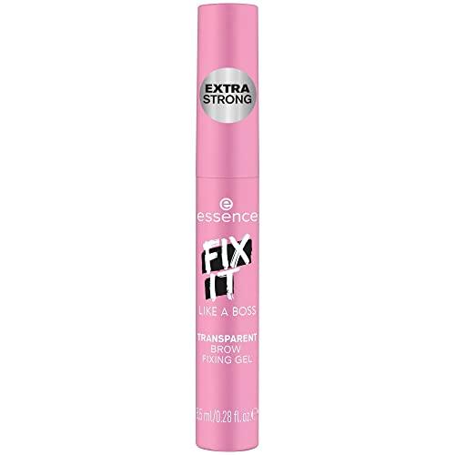 essence cosmetics essence | Fix It Like A Boss Transparent Brow Fixing Gel | Long Lasting, Fast Drying Brow Sculpting Gel | Free From Oil, Parabens, & Microplastic Particles | Vegan & Cruelty Free