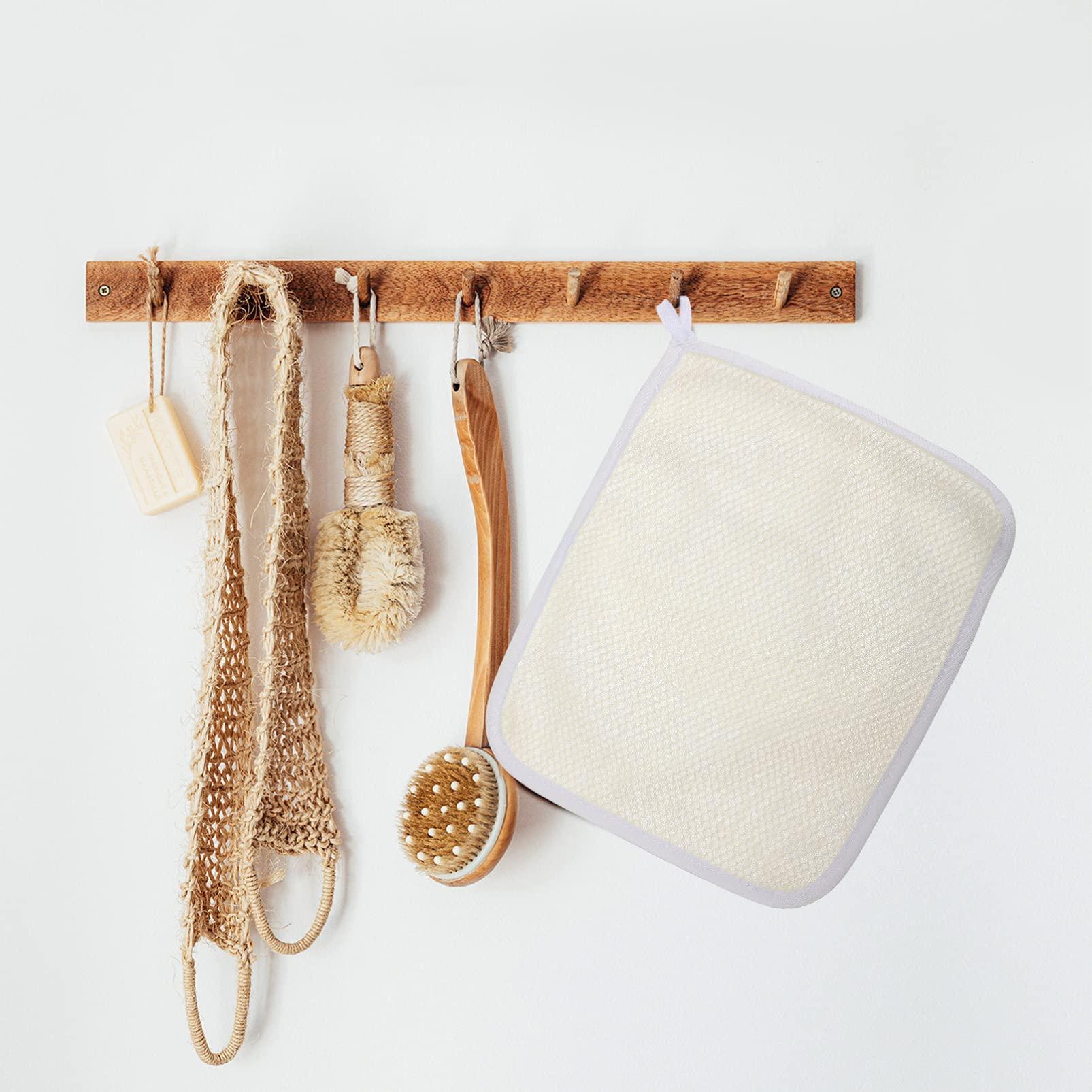 HEALLILY 6pcs Bath Towel Bath Sponges Bath Brush Exfoliating Scrub Towel Loofah Sponge Face Washing Towel Hand Washing Towel Spa Shower Towel Skull Stationary PPE Bath Cloth