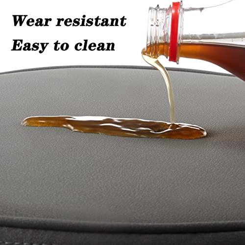 ZJXDPBF Swivel Rolling Bar Stool on Wheels, Office Study Beauty Salon Stool with Round Seat & Nylon Feet, Height Adjustable 48-60 cmr:Green