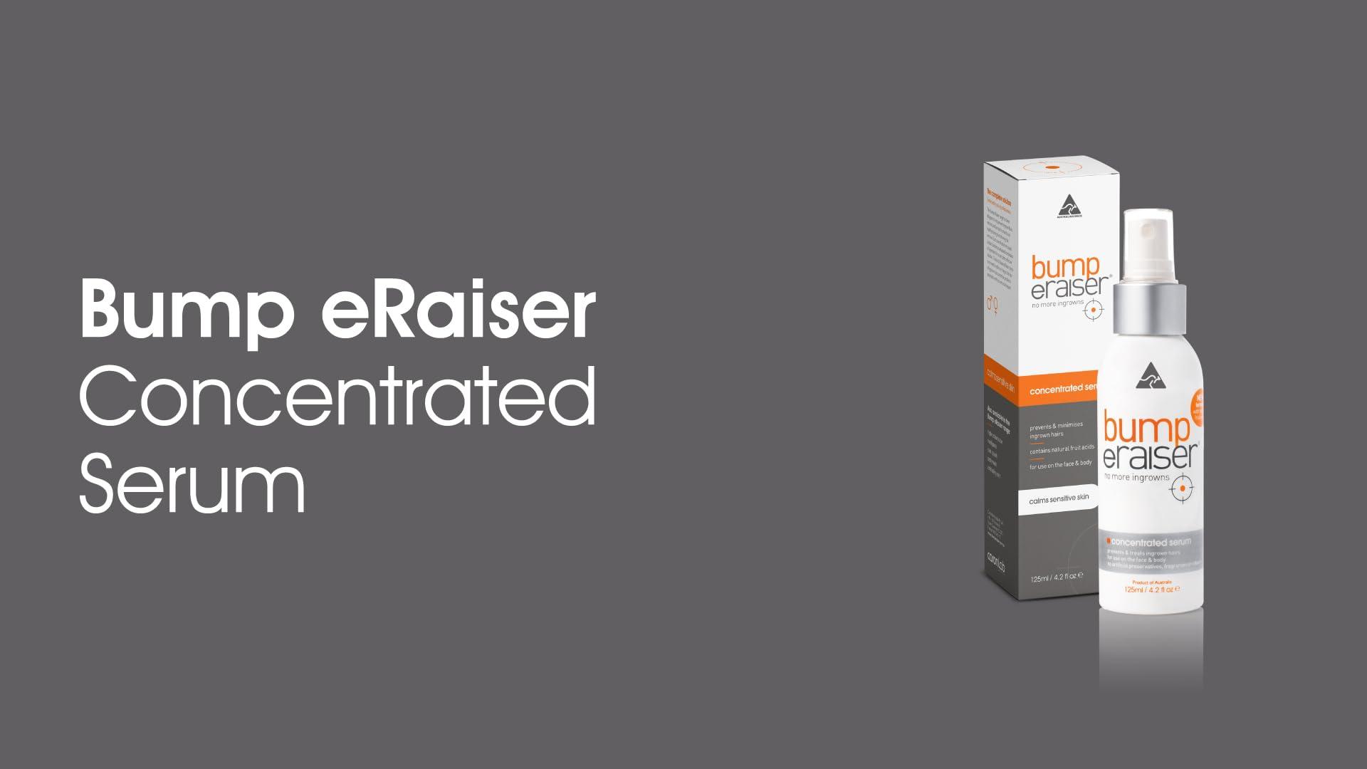 Bump eRaiser Bump Eraiser Concentrated Ingrown Hair Serum 4.2 fl oz for Ingrown Hair Treatment, Razor Burns and Razor Bumps