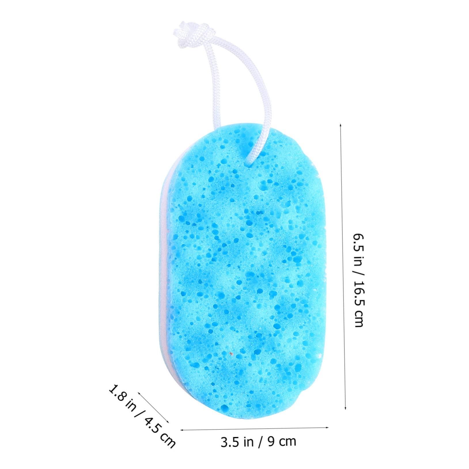 FOMIYES FOMIYES Shower Sponge Double Sided Bath Sponges for Shower Wavy Sponge Cleaning Body Scrubber Soft Gentle Skin Scrubber