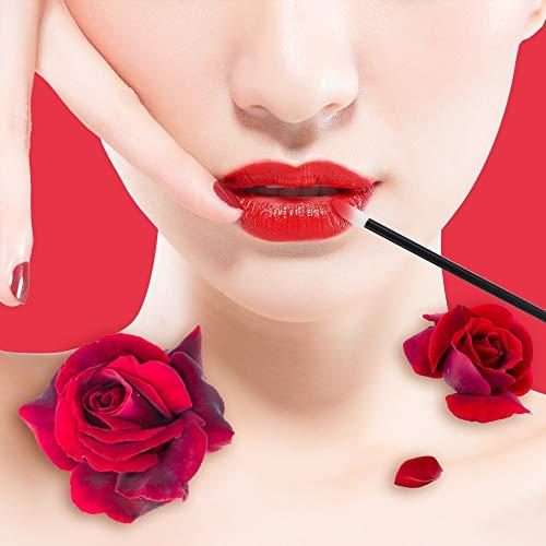 Mooerca Mooerca 640PCS Disposable Lip Brushes Make Up Brush Lipstick Applicators Wands Makeup Applicators Brushes Lip gloss Applicators Tester Wands Tool Kits Makeup Beauty Tool Kits Black
