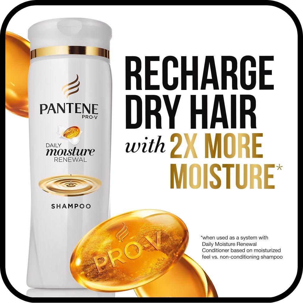 Pantene Pantene Pro-V Shampoo, Daily Moisture Renewal, 12.6 Ounce