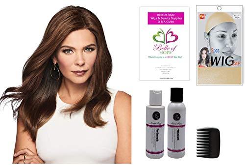 Belle of Hope SPECIAL EFFECT 12\" Human Hair Topper by Raquel Welch, 6 piece bundle (R11S+)