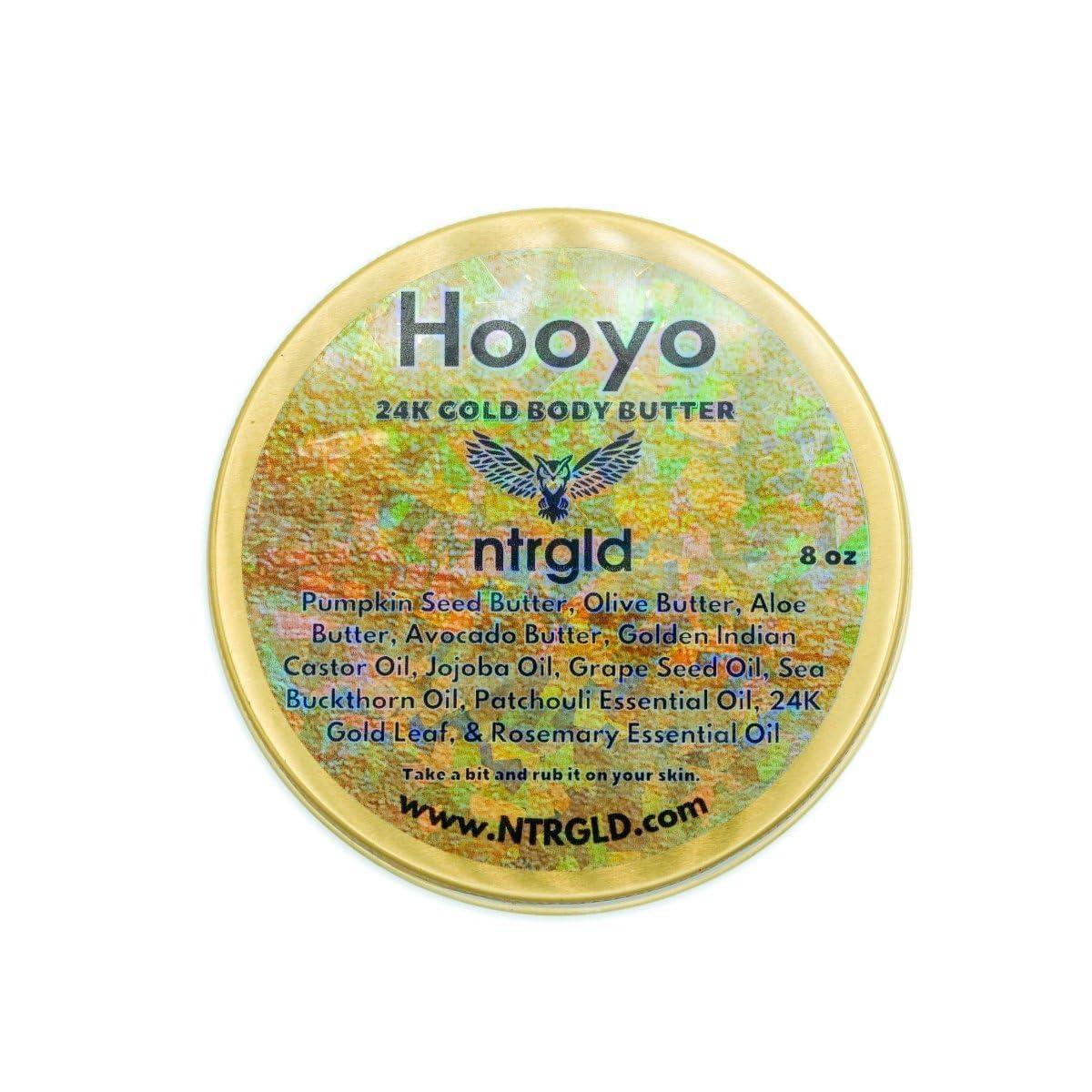 Neter Gold HOOYO - 24k Gold Body Butter Silver - 2 oz