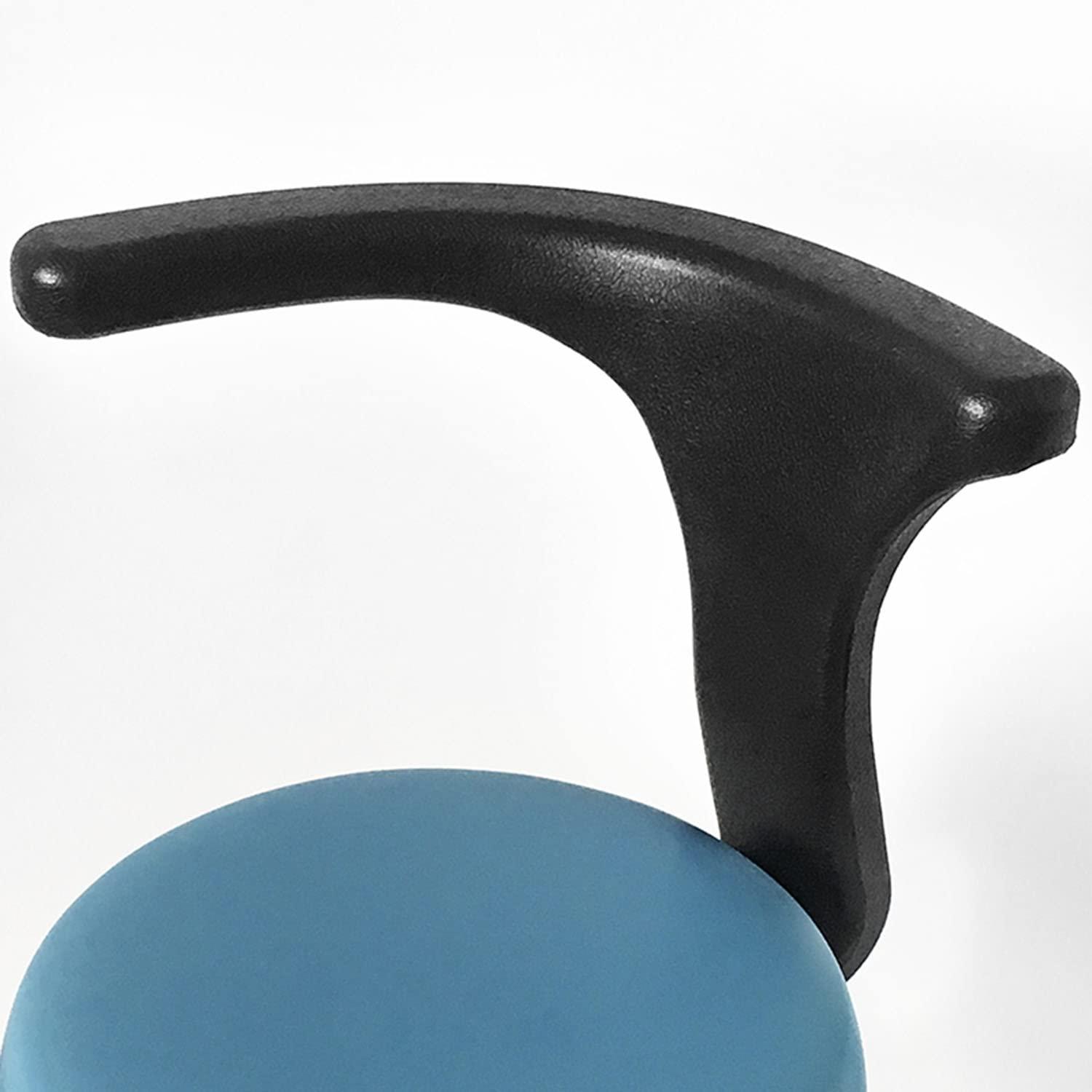 GUNEL GUNEL Adjustable Medical Dental Stool Dentist Chair with Backrest & Foot Rest Doctor Chair with 360 Degree Rotation Armrest Swivel Seat Rolling Chair for Studio,Clinic,Office,Salon, Counter