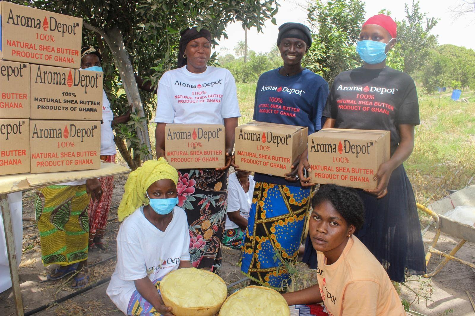 Aroma Depot Aroma Depot Raw African Shea Butter 10 lb. Yellow Grade A 100% Pure Natural Unrefined Fresh Moisturizing, Ideal for Dry and Cracked Skin. Can be use in Body, Hair, and Face.