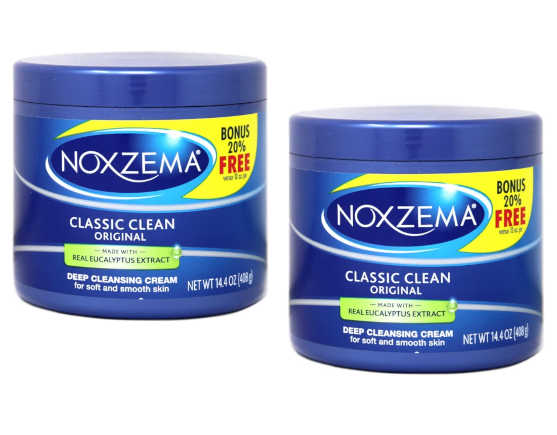 Noxzema NOXZEMA Deep Cleansing Cream, 12 Ounce (Pack of 2)