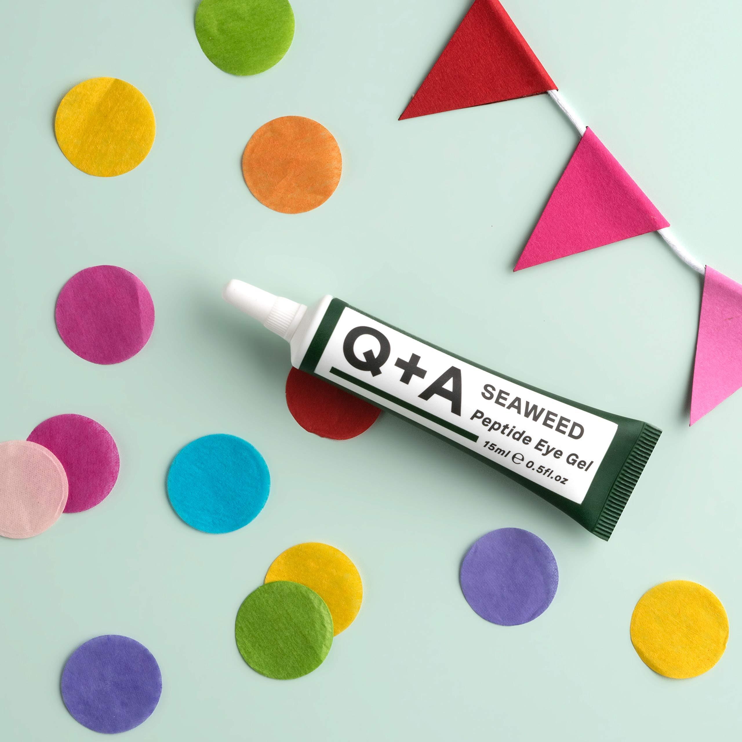 Q+A Q+A Seaweed Peptide Eye Gel, leaves your Under-eye area Firm, Bright and Healthy Looking (0.5 Fl.Oz)