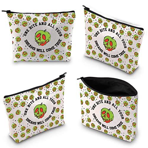 XYANFA XYANFA Poisoned Apple Makeup Pouch Bag Poison Apple Cartoon Movie Gift Poison Villains Inspired Gift Villains Fan gift (dreams will come true)