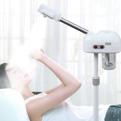 HIYTCU HIYTCU Ozone Facial Steamer with Hot Mist Function, Can Use at Home and Beauty Salon, Extract Blackheads, Rejuvenate and Humidifier Hydrate Your Face Skin for Youthful Complexion, Adjustable Height