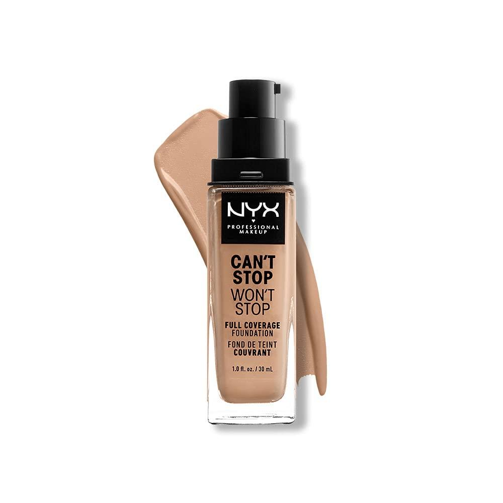 NYX PROFESSIONAL MAKEUP NYX PROFESSIONAL MAKEUP Can't Stop Won't Stop Foundation, 24h Full Coverage Matte Finish - Medium Buff