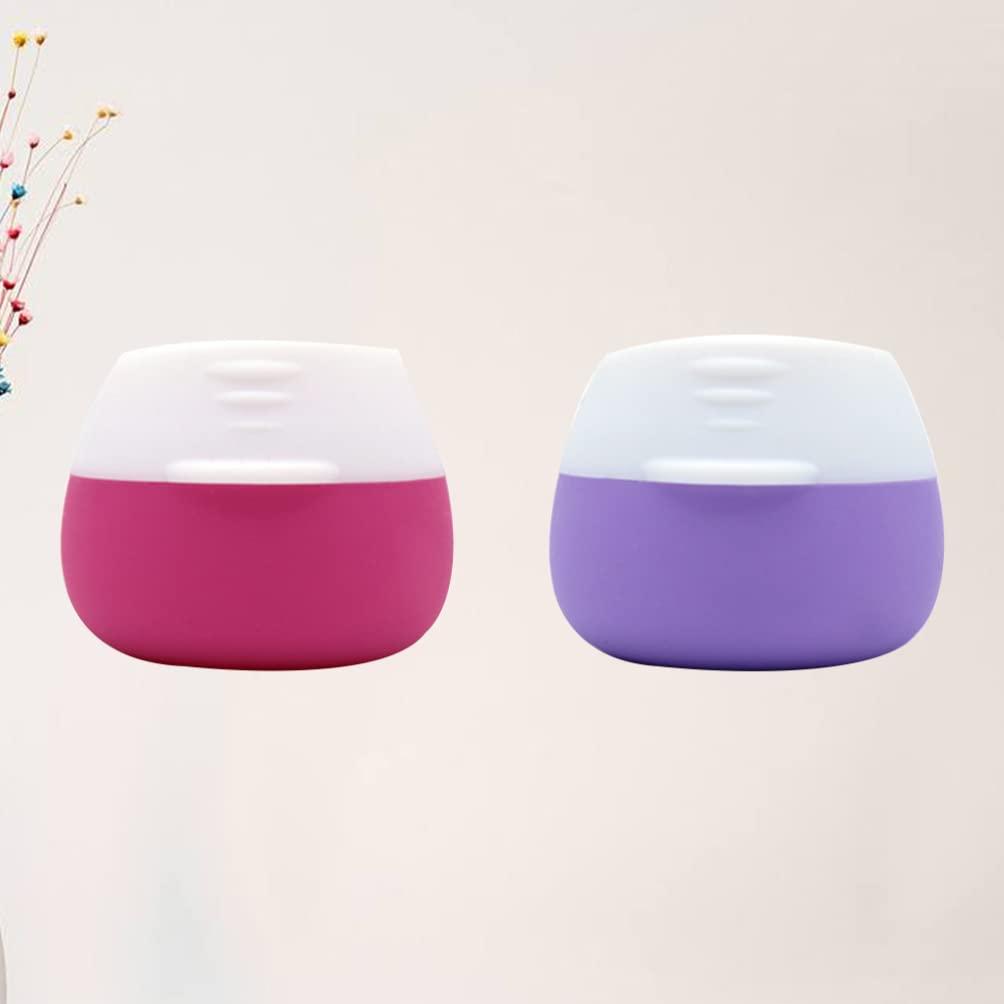 LALAFINA 2pcs Travel Bottles for Cosmetics Travel Bottles for Creams Travel Containers for Creams Refillable Cream Containers Cream Bottles