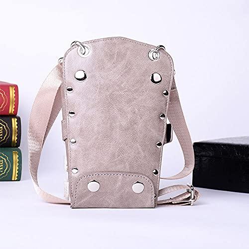 boshiho Scissors Pouch PU Leather Salon Barber Hairdressing Scissors Holster Hair Stylist Tools Bag Comb Shear Holster Waist Shoulder Belt (Khaki)